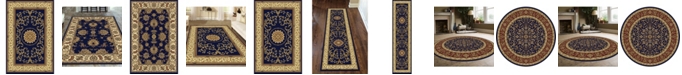 KM Home Navelli Blue Area Rug Collection